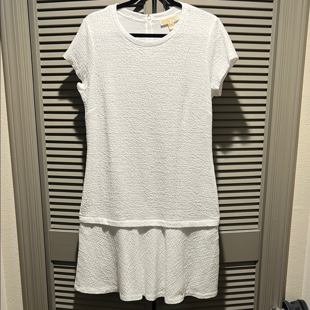 MICHAEL Michael Kors White Casual Midi Dress